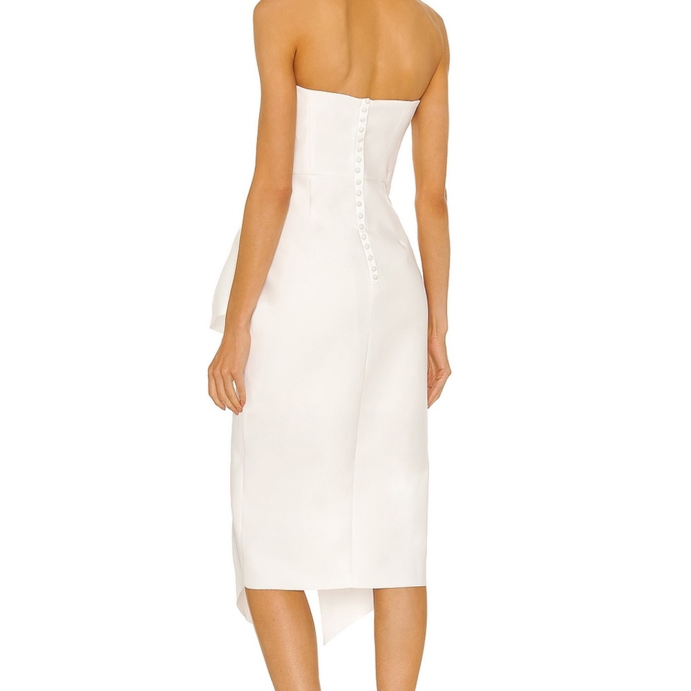 ELLIATT RECEPTION DRESS white strapless bridal - Picture 2 of 9